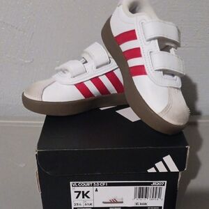 Adidas Kids' Sneakers - White and Red